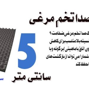 پنل آکوستیک صدا تخم مرغی 5 سانتی متر
